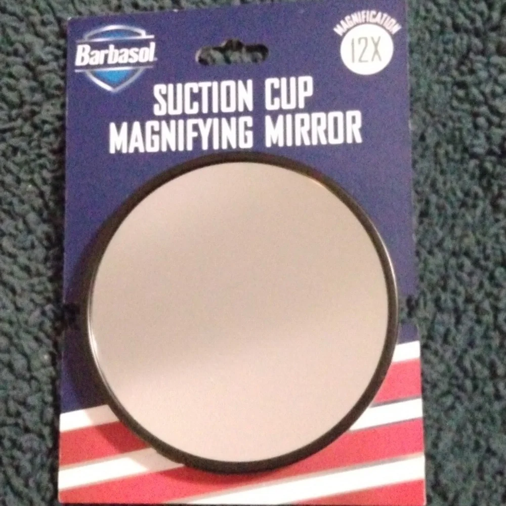 NWT Barbasol 12x magnifying mirror